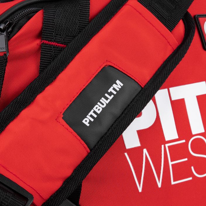 Ανδρική τσάντα προπόνησης Pitbull West Coast Big Logo TNT black/red 15