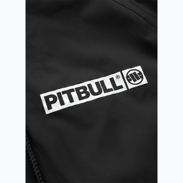 Ανδρικό μπουφάν Pitbull West Coast Athletic Logo με κουκούλα από νάιλον με κουκούλα μαύρο 8