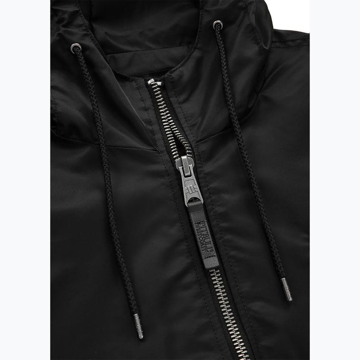 Pitbull West Coast ανδρικό μπουφάν με κουκούλα Starwood 2 Flight με κουκούλα μαύρο 6