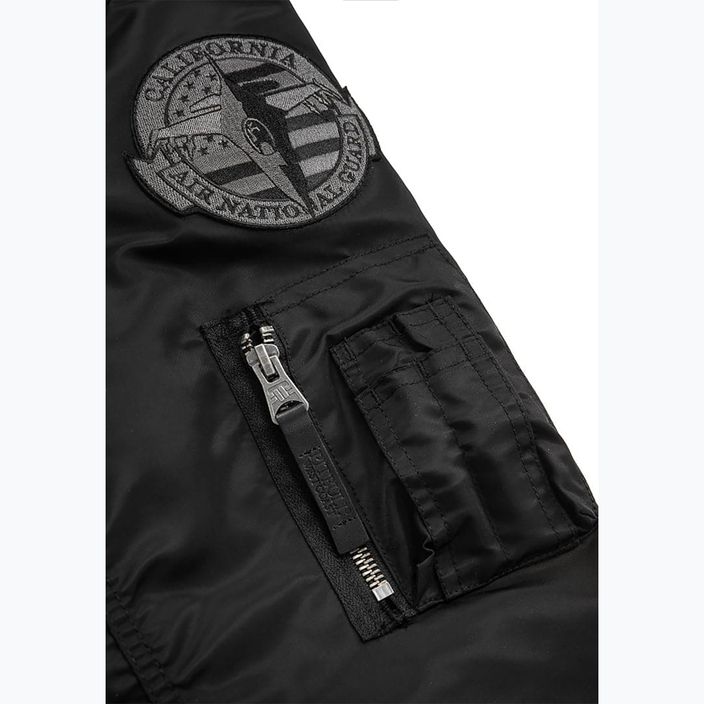 Pitbull West Coast ανδρικό μπουφάν με κουκούλα Starwood 2 Flight με κουκούλα μαύρο 8