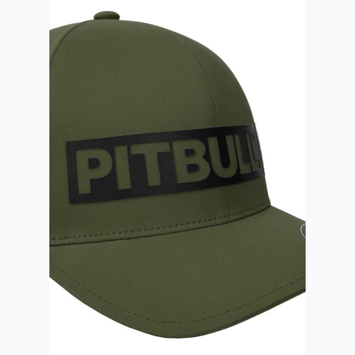 Pitbull West Coast Ανδρικό Full Cap ,,Hilltop" Stretch Fitted olive 3