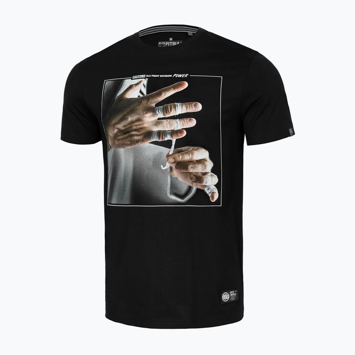Ανδρικό T-shirt Pitbull West Coast Power BJJ black