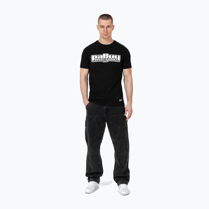 Pitbull West Coast Classic Boxing ανδρικό t-shirt μαύρο 2
