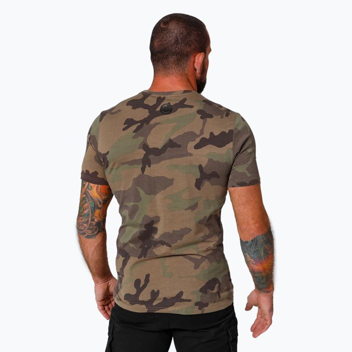 Pitbull West Coast Classic Boxing woodland camo ανδρικό t-shirt 3