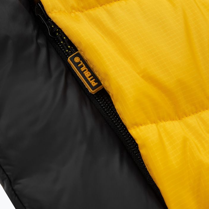 Pitbull West Coast ανδρικό χειμερινό μπουφάν Evergold με κουκούλα και κουκούλα με επένδυση κίτρινο/μαύρο 13