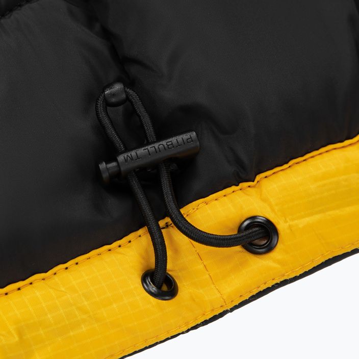 Pitbull West Coast ανδρικό χειμερινό μπουφάν Evergold με κουκούλα και κουκούλα με επένδυση κίτρινο/μαύρο 15