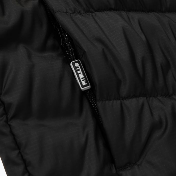 Pitbull West Coast ανδρικό χειμερινό μπουφάν Evergold με κουκούλα και κουκούλα με επένδυση μαύρο/μαύρο 11