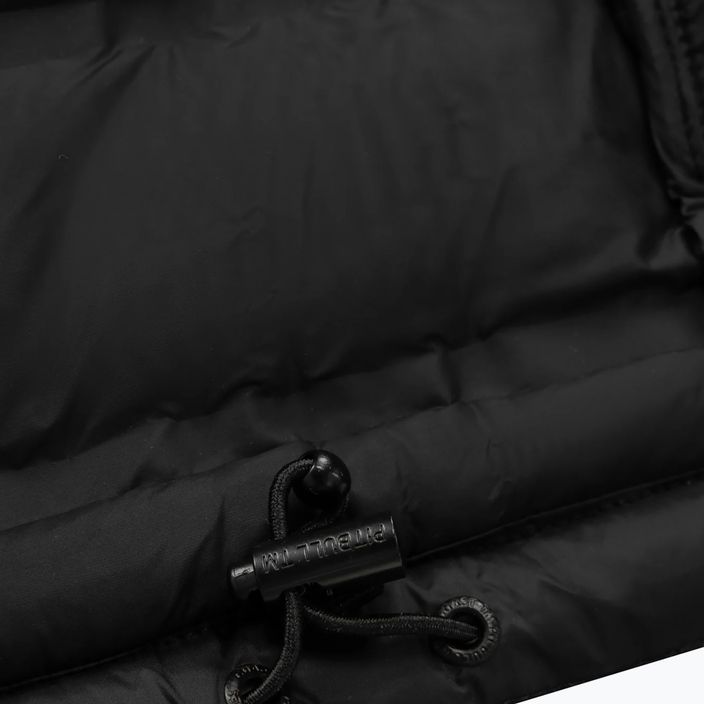 Pitbull West Coast ανδρικό χειμερινό μπουφάν Deerfoot με κουκούλα και κουκούλα με επένδυση μαύρο 7