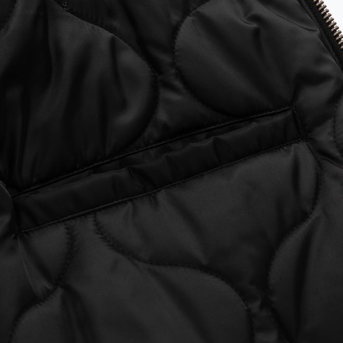 Ανδρικό χειμερινό μπουφάν Pitbull West Coast Harvest Bomber με κουκούλα μαύρο 14