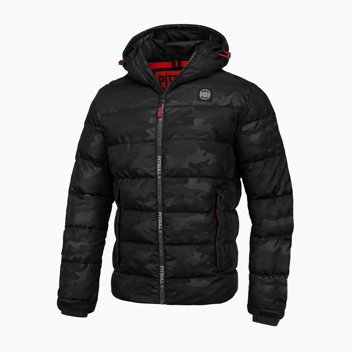 Ανδρικό χειμερινό μπουφάν με κουκούλα Pitbull Airway 5 Padded με κουκούλα, μαύρο παραλλαγή 3