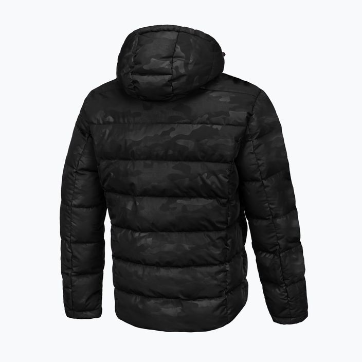 Ανδρικό χειμερινό μπουφάν με κουκούλα Pitbull Airway 5 Padded με κουκούλα, μαύρο παραλλαγή 4