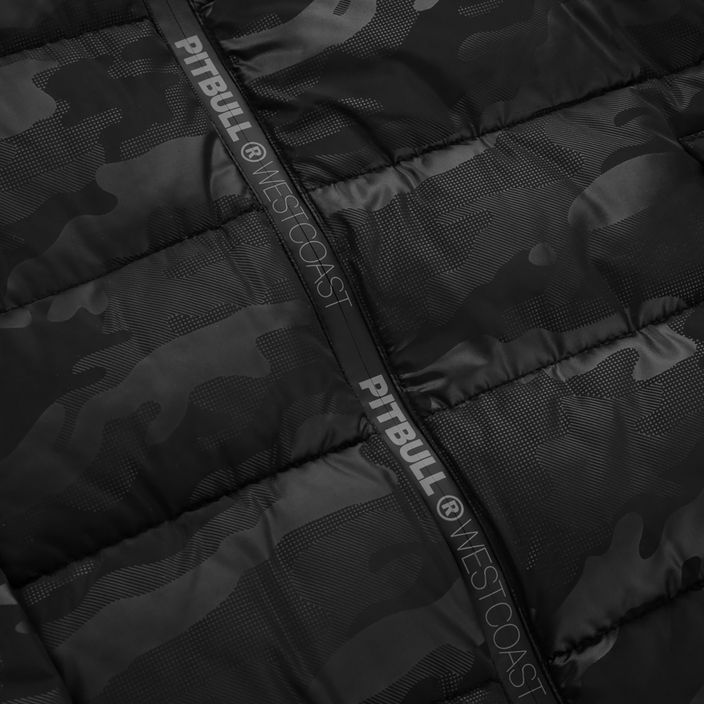 Ανδρικό χειμερινό μπουφάν με κουκούλα Pitbull Airway 5 Padded με κουκούλα, μαύρο παραλλαγή 9
