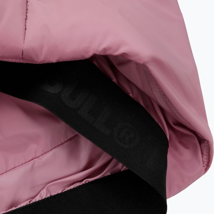 Pitbull West Coast γυναικείο χειμερινό μπουφάν Jenell Quilted με κουκούλα ροζ 8
