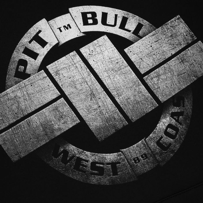 Ανδρικό φούτερ με κουκούλα Pitbull West Coast Steel Logo μαύρο 4