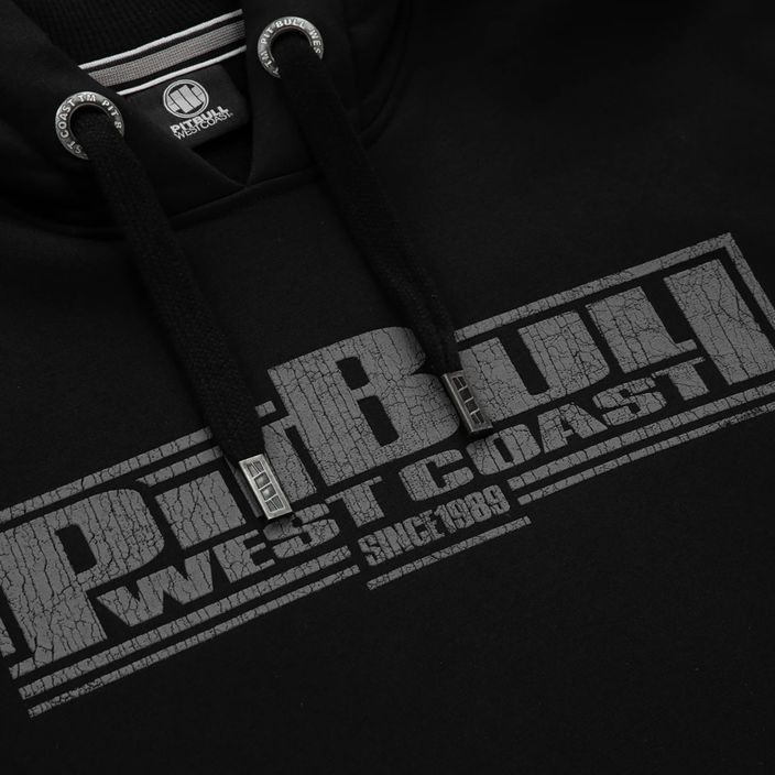 Ανδρικό φούτερ με κουκούλα Pitbull West Coast Boxing FD μαύρο 7