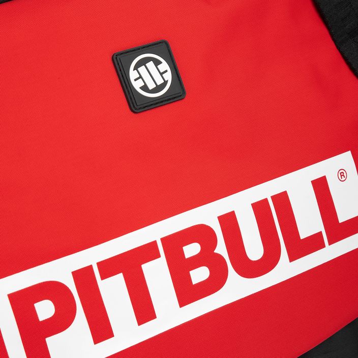 Pitbull West Coast Sports κόκκινη/μαύρη τσάντα προπόνησης 3