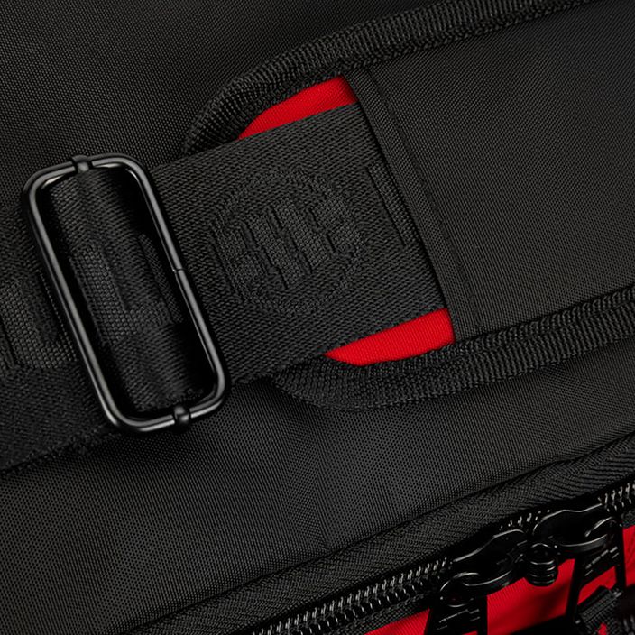 Pitbull West Coast Logo 2 Tnt 100 l τσάντα προπόνησης μαύρο/κόκκινο 8