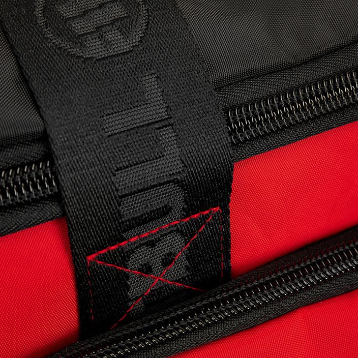 Pitbull West Coast Logo 2 Tnt 100 l τσάντα προπόνησης μαύρο/κόκκινο 9
