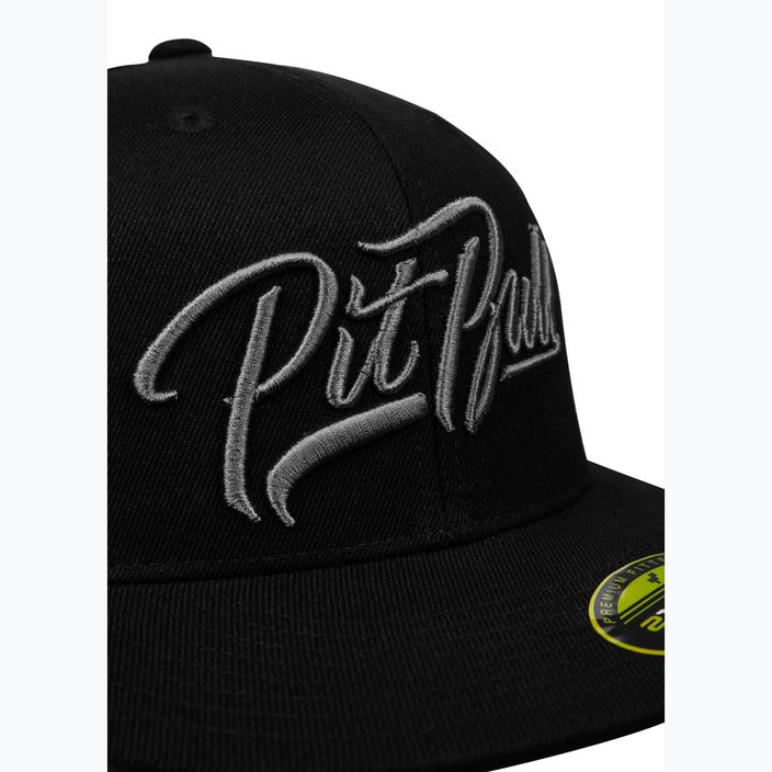 Pitbull West Coast Full Cap EL Jeffe YP Classic μαύρο/γκρι καπέλο μπέιζμπολ 4