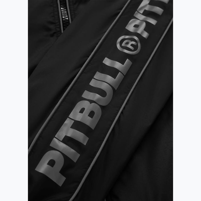 Ανδρικό μπουφάν Pitbull West Coast Whitewood με κουκούλα από νάιλον μαύρο 10