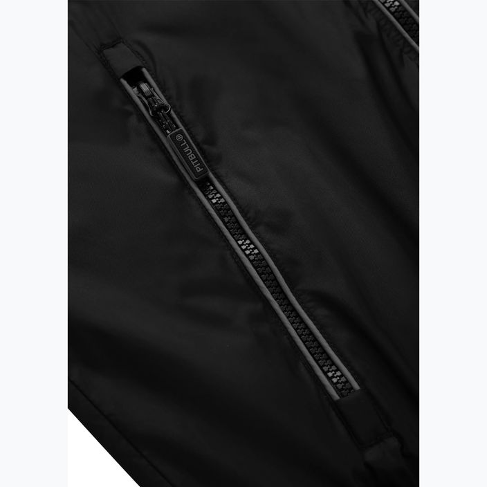Ανδρικό μπουφάν Pitbull West Coast Whitewood με κουκούλα από νάιλον μαύρο 11