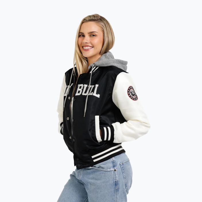 Pitbull West Coast γυναικείο μπουφάν Eagle Ridge με κουκούλα Varsity μαύρο