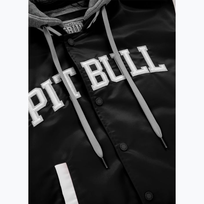Pitbull West Coast γυναικείο μπουφάν Eagle Ridge με κουκούλα Varsity μαύρο 7