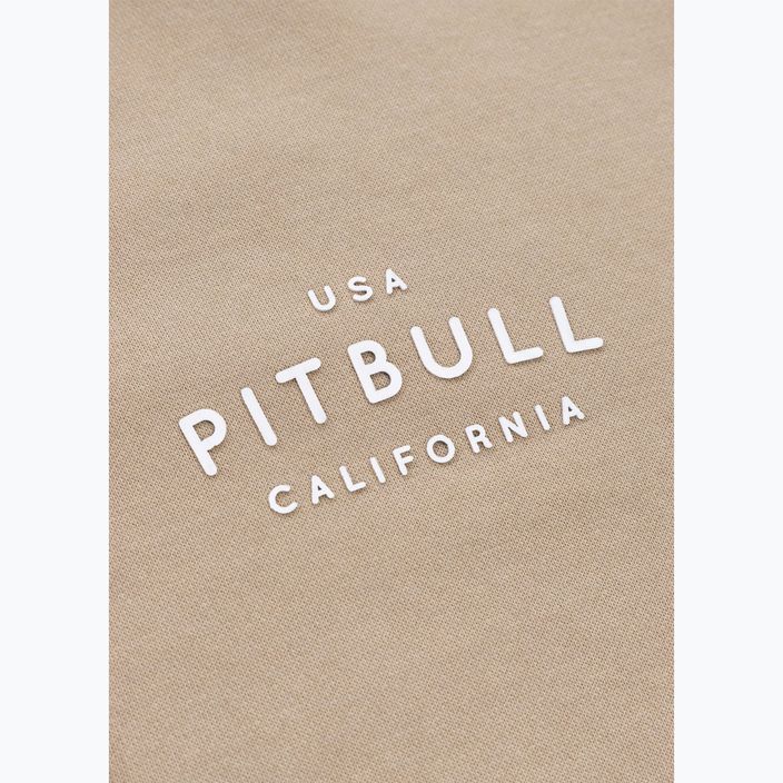 Pitbull West Coast γυναικείο φούτερ με κουκούλα και φερμουάρ Manzanita Washed Sand με κουκούλα 7