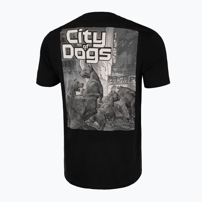 Pitbull West Coast City Of Dogs ανδρικό t-shirt μαύρο 2