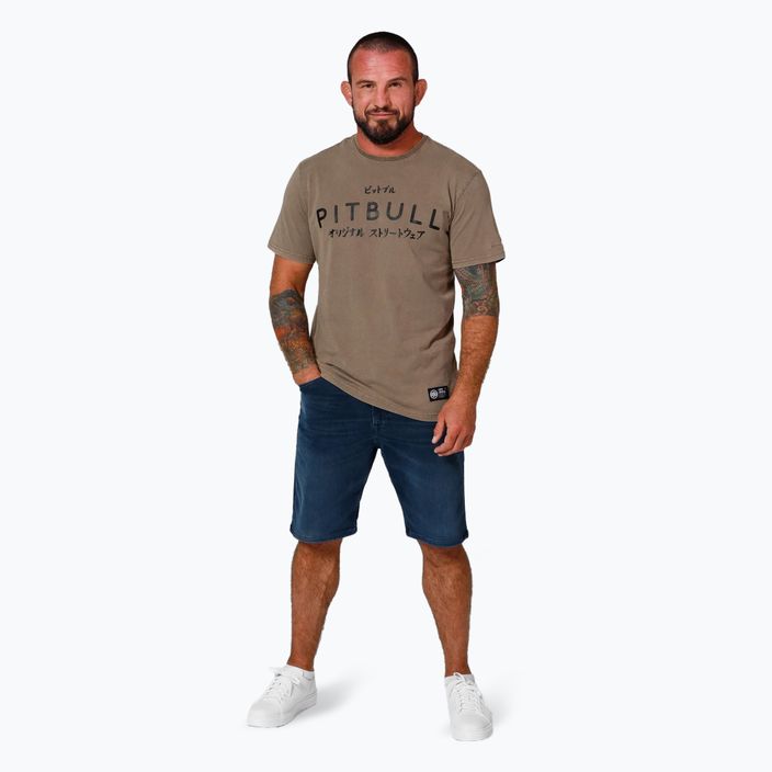 Pitbull West Coast Bravery ανδρικό t-shirt κογιότ καφέ 2