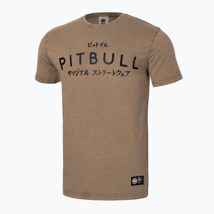 Pitbull West Coast Bravery ανδρικό t-shirt κογιότ καφέ 4