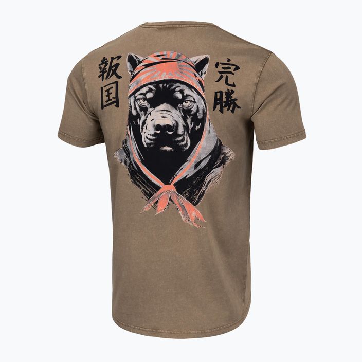 Pitbull West Coast Bravery ανδρικό t-shirt κογιότ καφέ 5