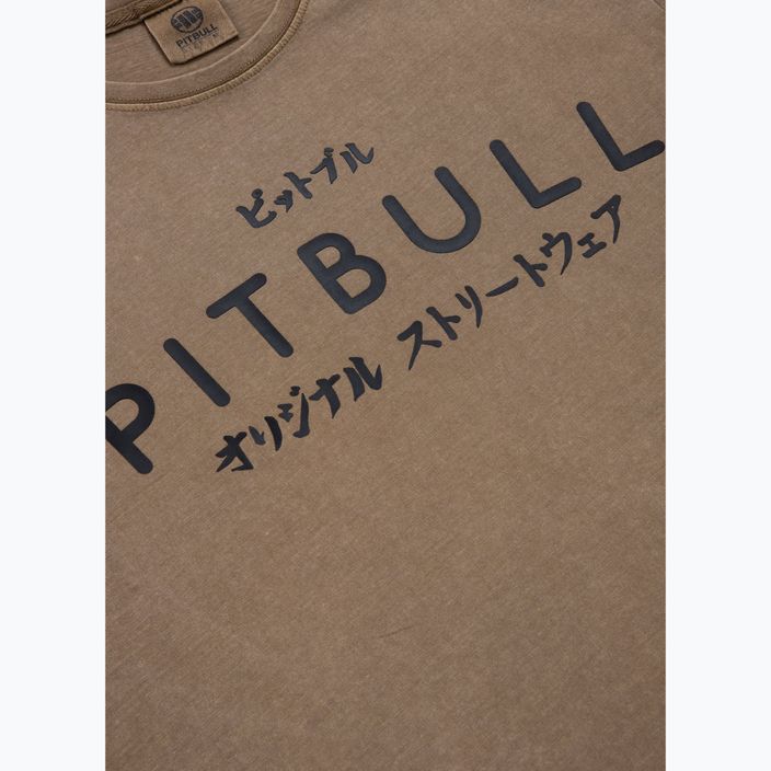 Pitbull West Coast Bravery ανδρικό t-shirt κογιότ καφέ 7