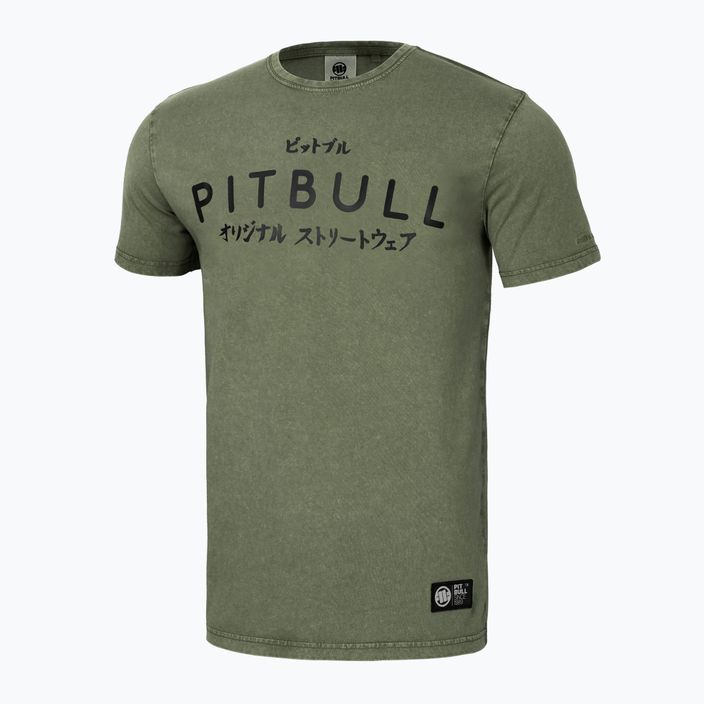 Pitbull West Coast ανδρικό μπλουζάκι Bravery olive 4
