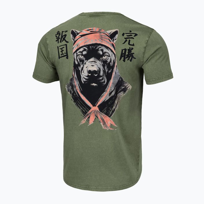 Pitbull West Coast ανδρικό μπλουζάκι Bravery olive 5