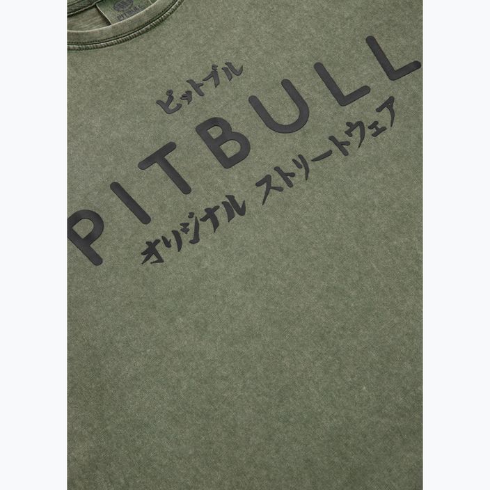 Pitbull West Coast ανδρικό μπλουζάκι Bravery olive 6