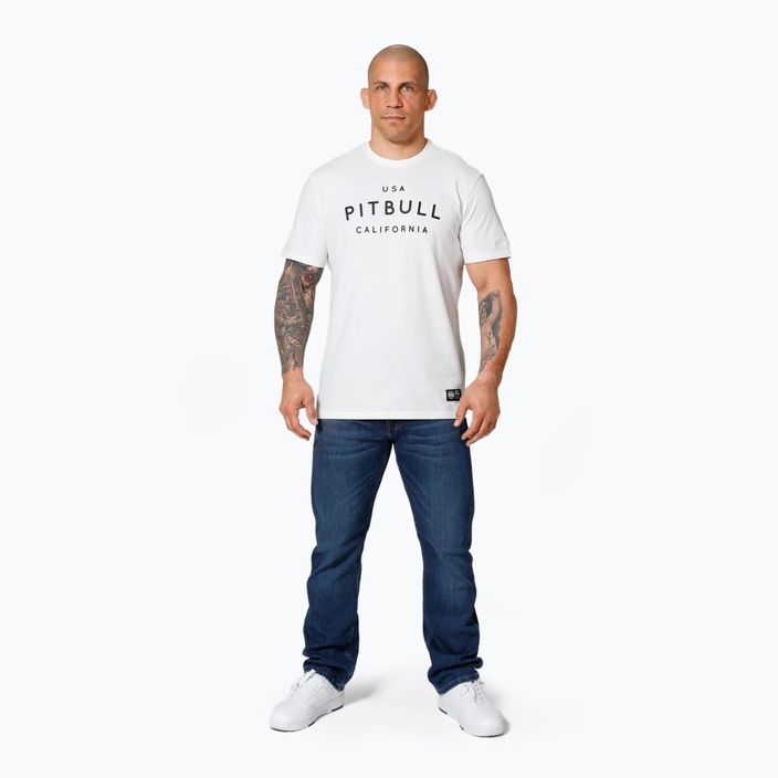 Pitbull West Coast ανδρικό t-shirt Usa Cal λευκό 2