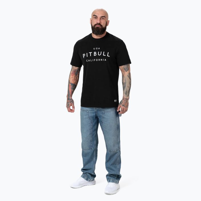 Pitbull West Coast ανδρικό t-shirt Usa Cal μαύρο 2