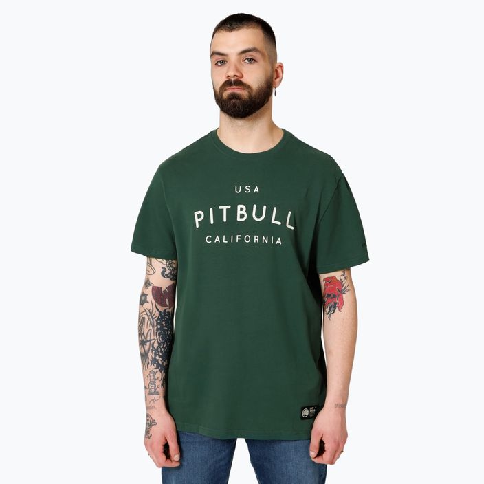 Pitbull West Coast ανδρικό t-shirt Usa Cal πράσινο