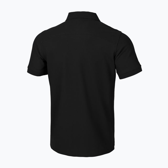 Pitbull West Coast ανδρικό πουκάμισο πόλο Rockey μαύρο 5
