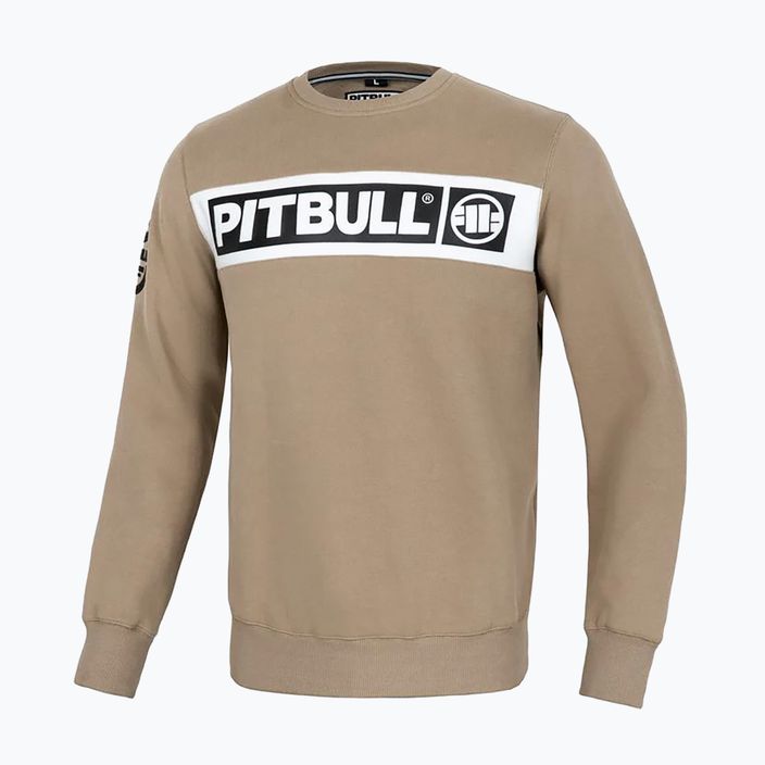 Ανδρικό φούτερ Pitbull Sherwood Crewneck pale sand 5