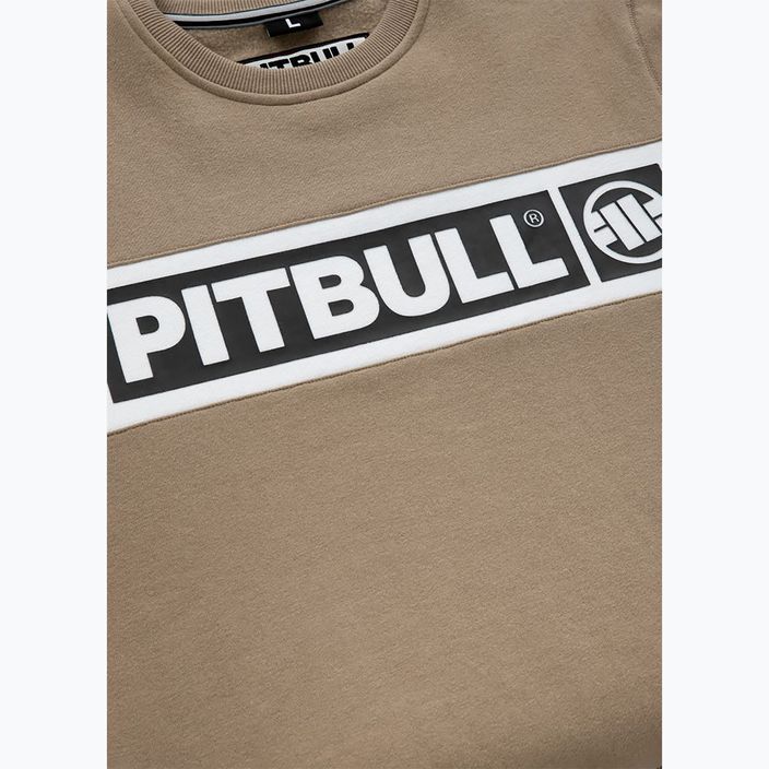 Ανδρικό φούτερ Pitbull Sherwood Crewneck pale sand 7