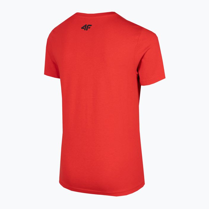 Παιδικό T-shirt 4F κόκκινο HJZ22-JTSM002 4