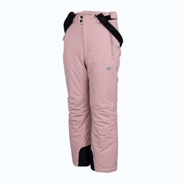Παιδικό παντελόνι σκι 4F ροζ HJZ22-JSPDN001 7