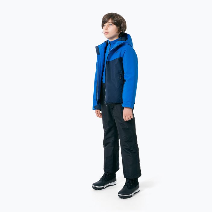 Παιδικό μπουφάν σκι 4F μπλε JKUMN001 2
