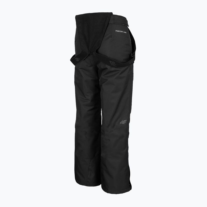 Παιδικό παντελόνι σκι 4F μαύρο HJZ22-JSPMN002 8