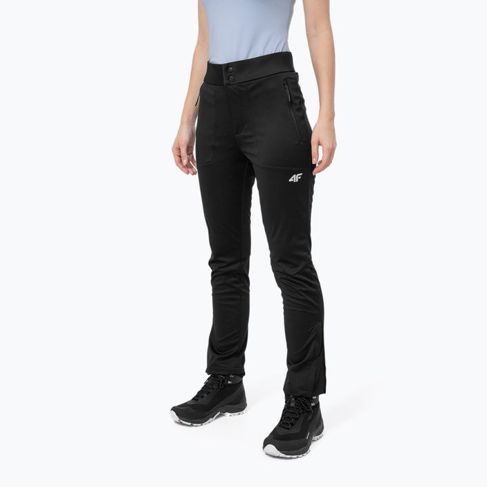Γυναικείο παντελόνι με μεμβράνη 4F μαύρο H4Z22-SPDTR061 4