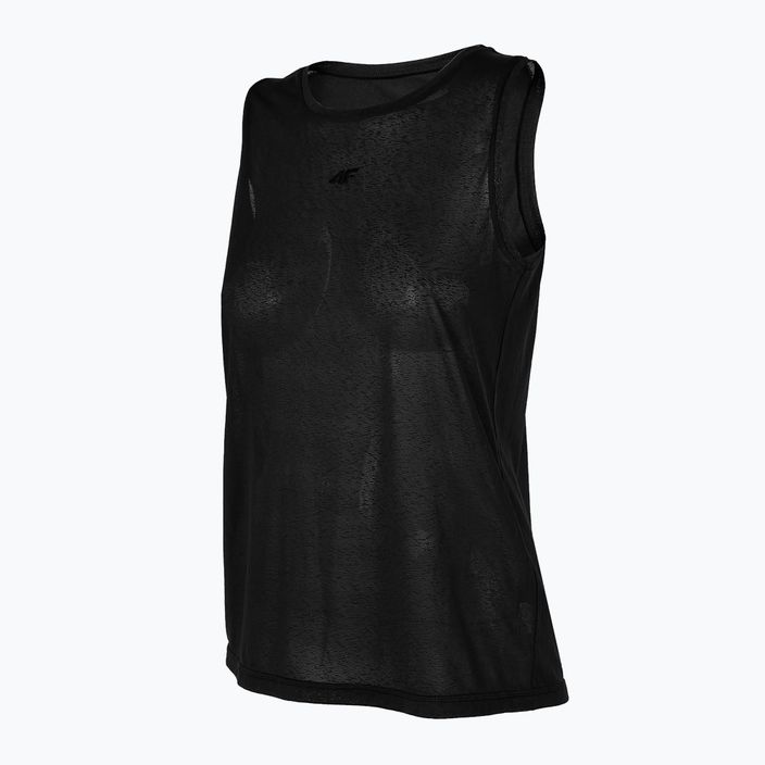 Γυναικεία μπλούζα γιόγκα 4F μαύρο H4Z22-TSDF011 3