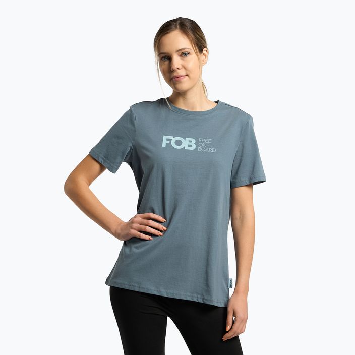 Γυναικείο T-shirt 4F TSD010 μπλε H4Z22-TSD010
