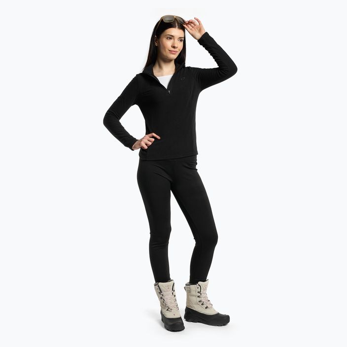 Γυναικείο φούτερ για σκι 4F μαύρο H4Z22-BIDP010 2